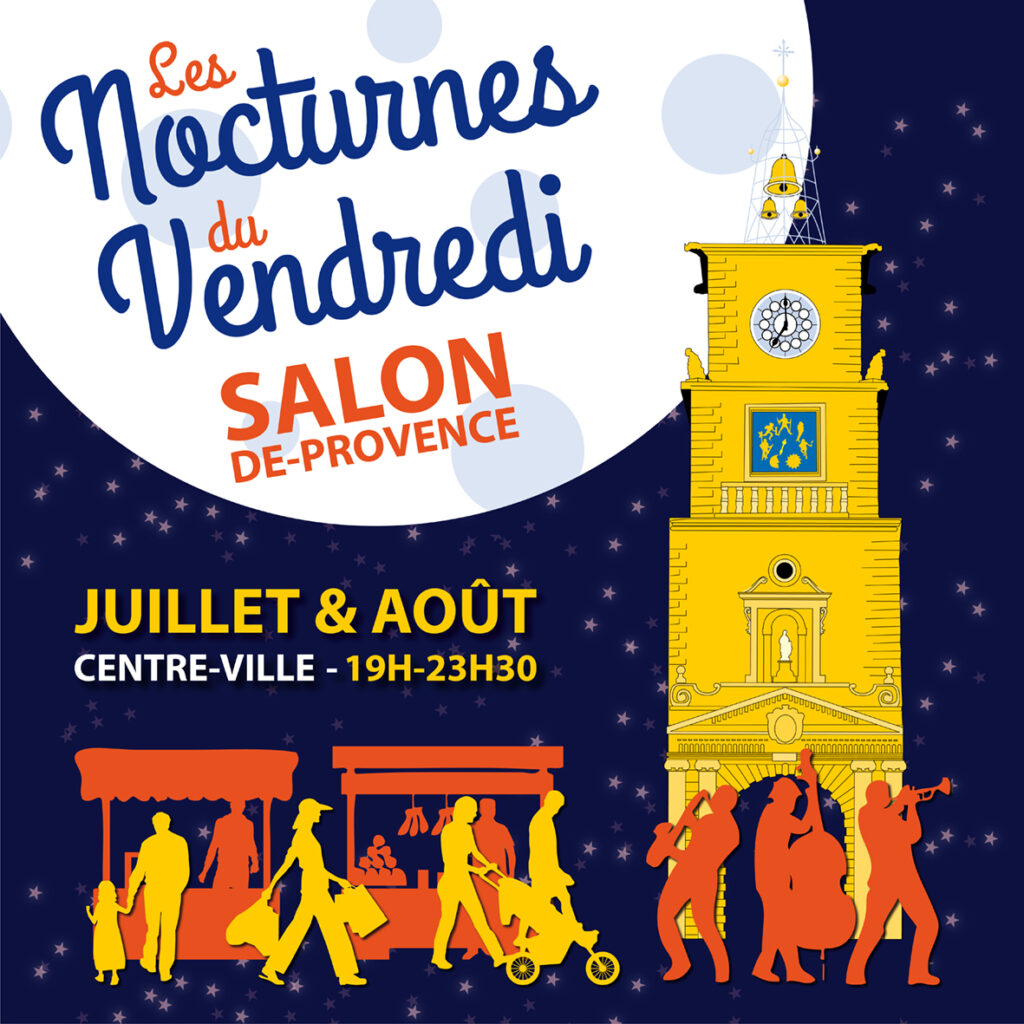 salon de provence marché nocturne été 2022