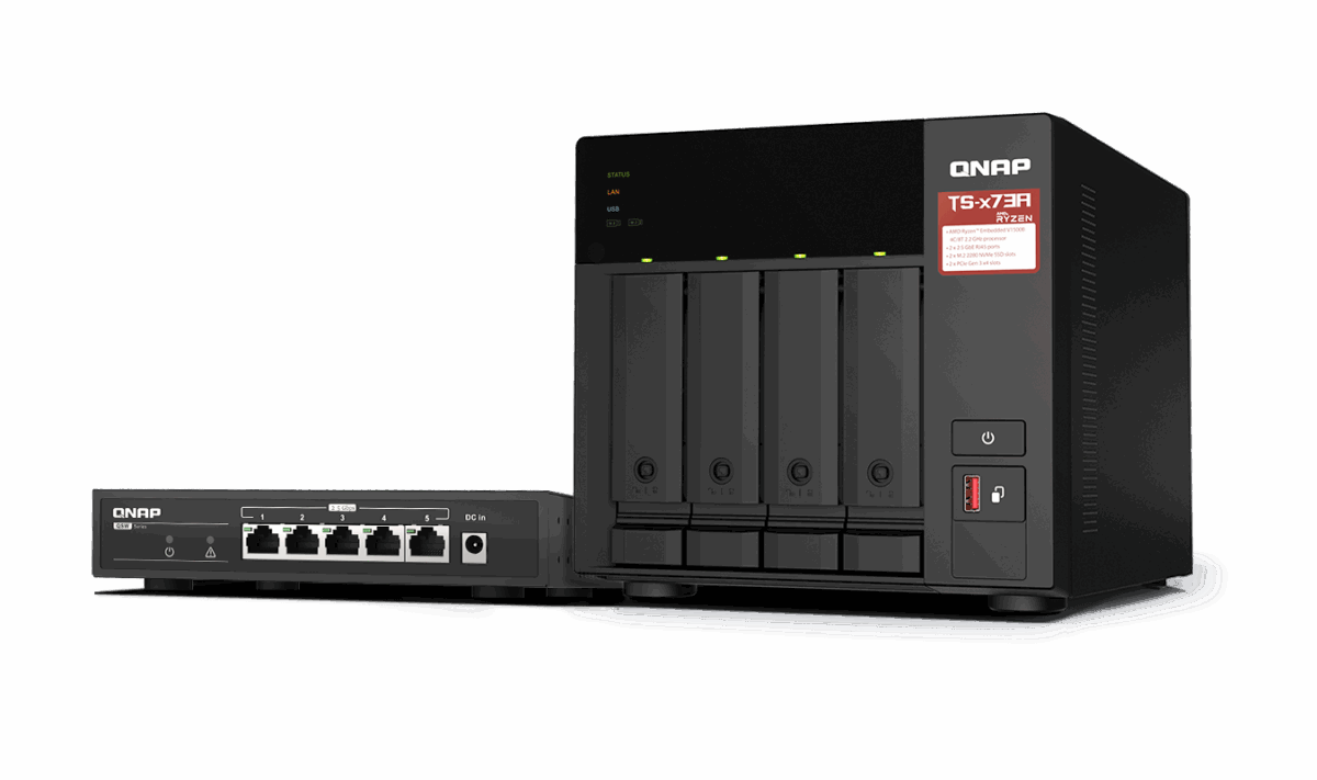 NAS QNAP serveur de stockage en réseau